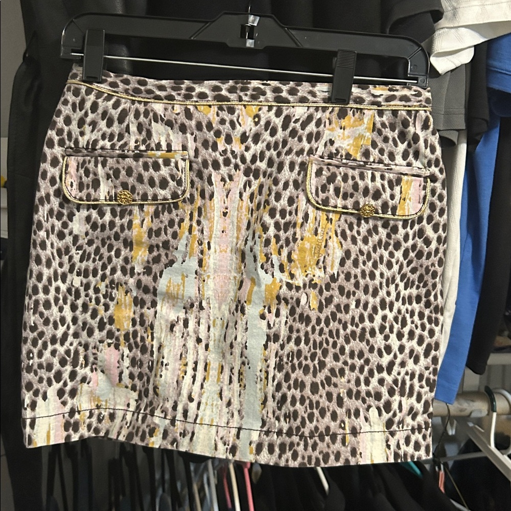 Roberto Just Cavalli leopard skirt size 40